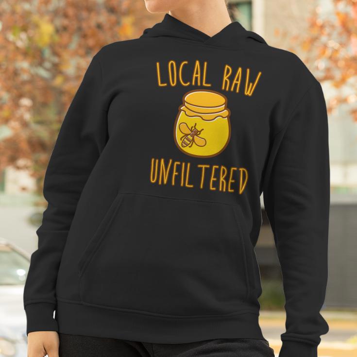 Local Raw Unfiltered Beekeeping Honey Bee Hive Women Hoodie Gifts for Women