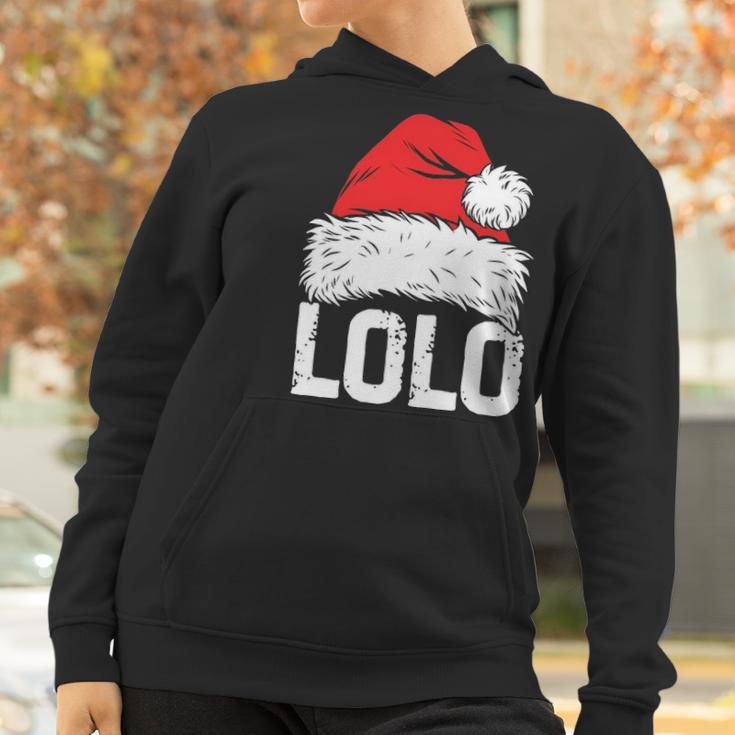 Lolo Santa Christmas Family Xmas Gifts Women Hoodie Gifts for Women