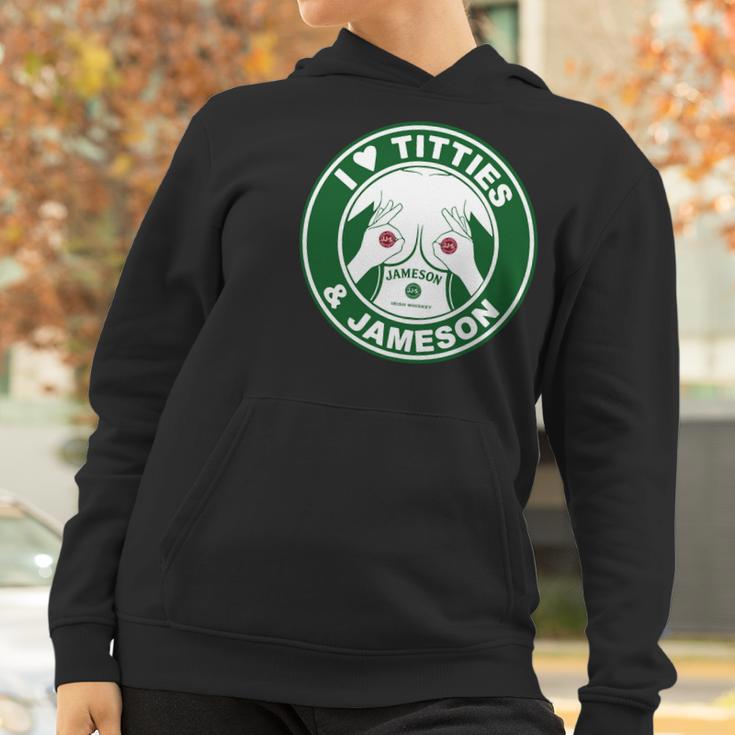 I Love Titties And Jameson Irish Whiskey Shirt Women Hoodie Gifts for Women