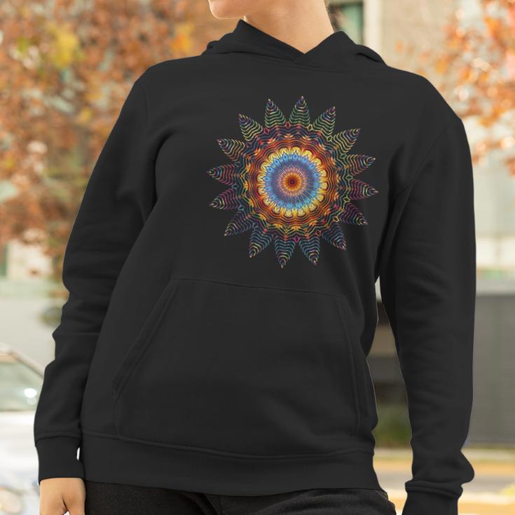 Mandala Sacred Geometry Prana Art Yoga Women Hoodie Gifts for Women