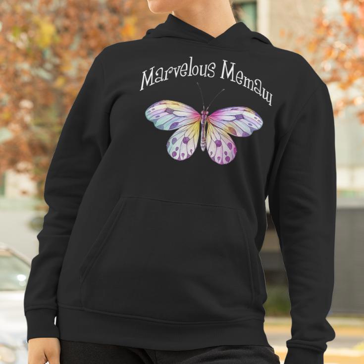 Memaw Marvelous Memaw Gifts Butterflys Women Hoodie Gifts for Women