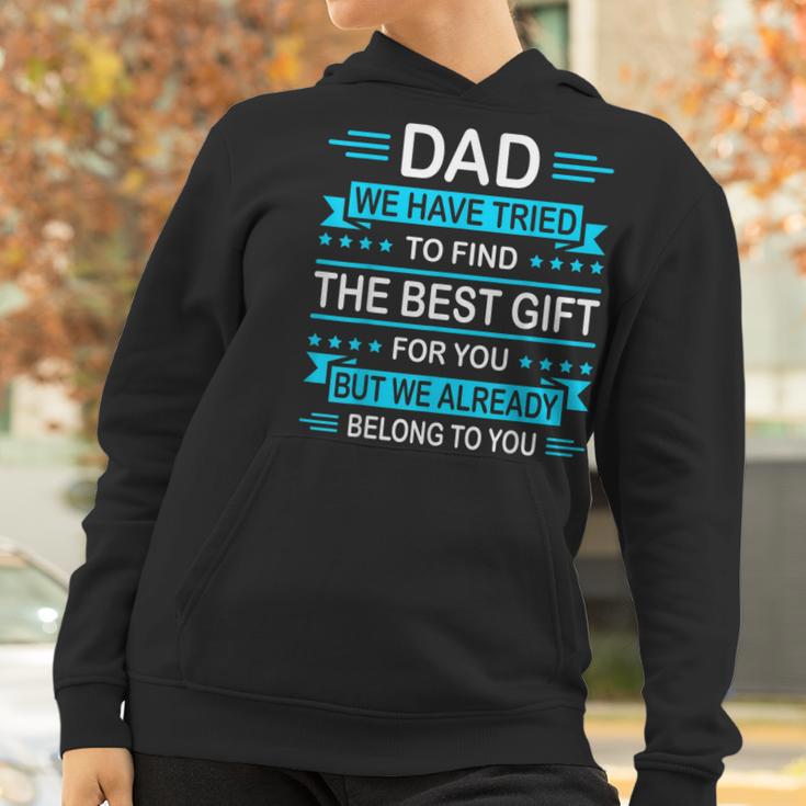 Mens Funny Fathers Day Gift For Daddy Papa From Daughter Son Wife Women Hoodie Gifts for Women