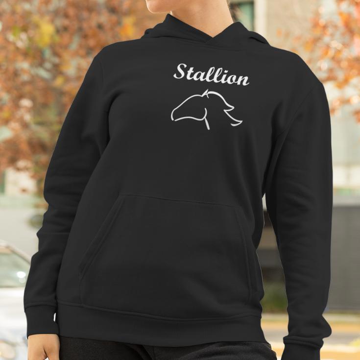 Mens Stallion Brand Horse Spirit Animal Women Hoodie Gifts for Women