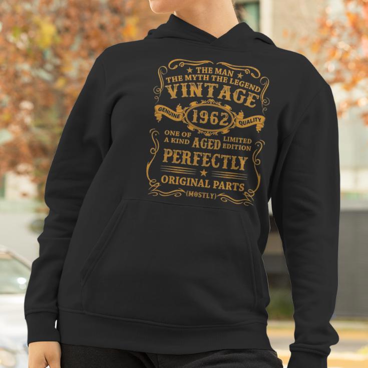 Mens Vintage 1962 Man Myth Legend 60 Years Old Gifts 60Th Birthday Women Hoodie Gifts for Women