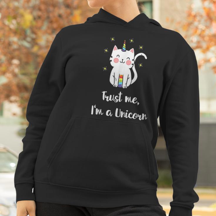 Meowgical Caticorn Rainbow Cat Unicorn Kittycorn Women Hoodie Gifts for Women