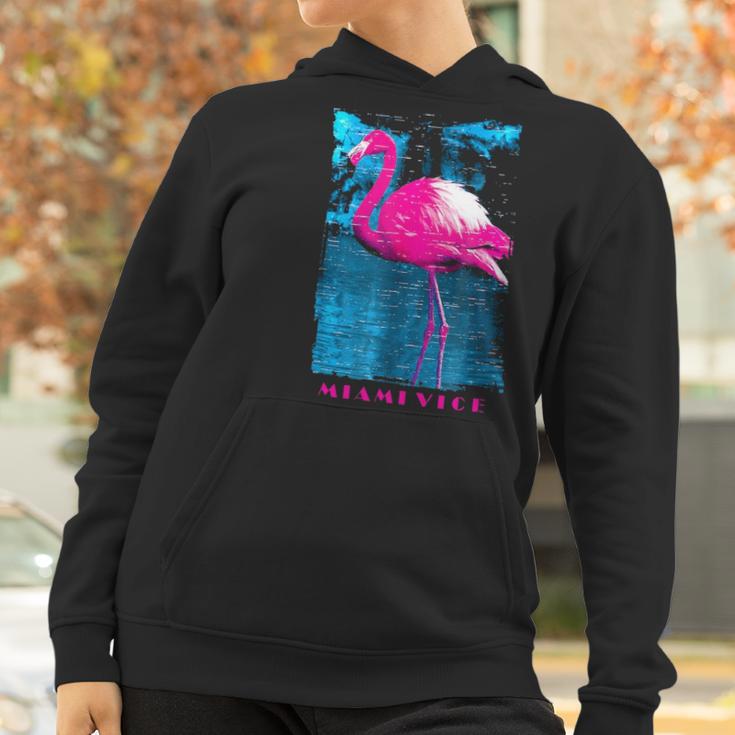 Miami Vice Flamingo Women Hoodie Gifts for Women