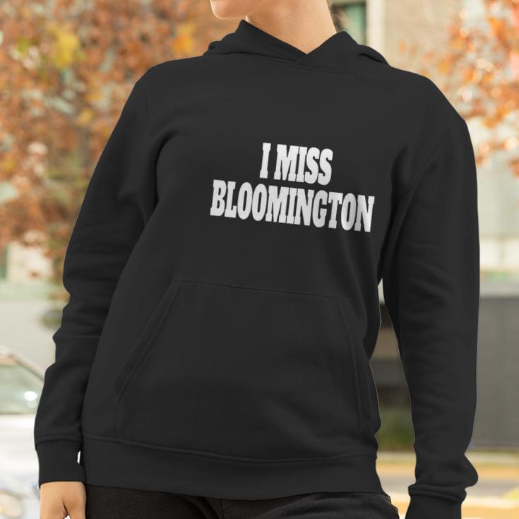 I Miss Bloomington Cream Crimson University Alumni T-Shirt Women Hoodie Gifts for Women