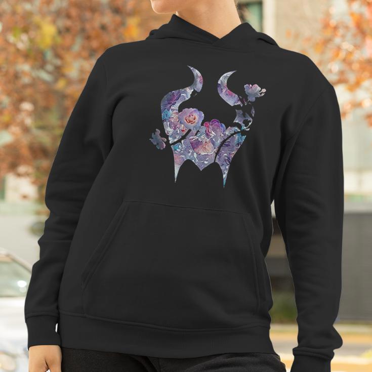 Mistress Of Evil Floral Horns Women Hoodie Gifts for Women