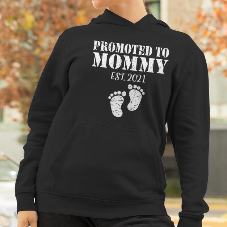 Mom Promoted To Mother Est 2021 Women Hoodie Gifts for Women