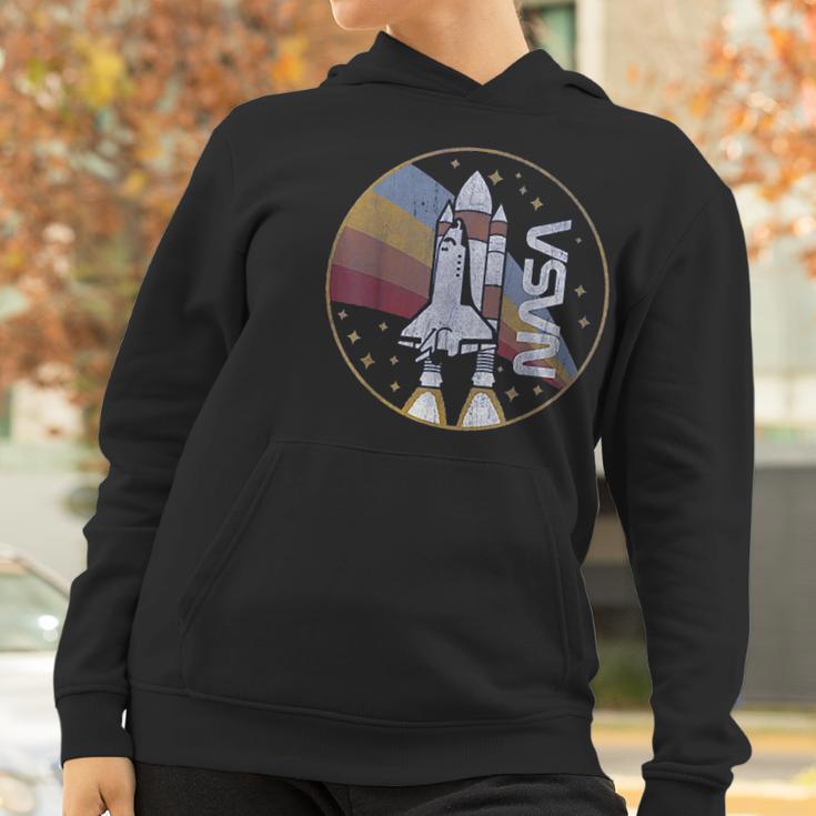 Nasa Shuttle Launch With Rainbow Women Hoodie Gifts for Women