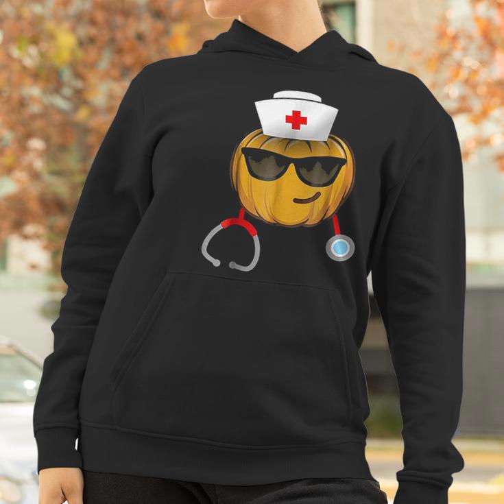 Nurse Halloween Emoji Women Hoodie Gifts for Women