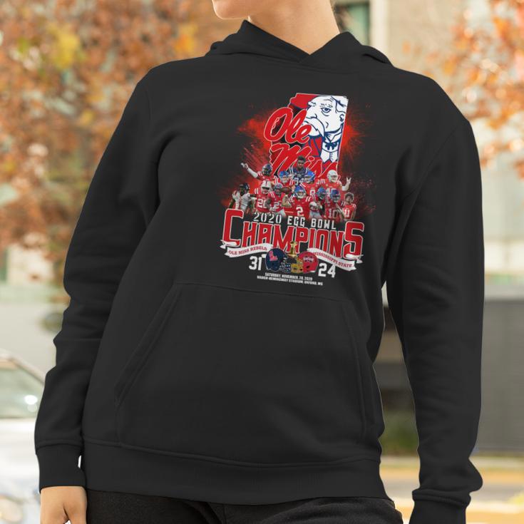 Ole Miss 2020 Egg Bowl Champions Ole Miss Rebels Vs Mississippi State Women Hoodie Gifts for Women