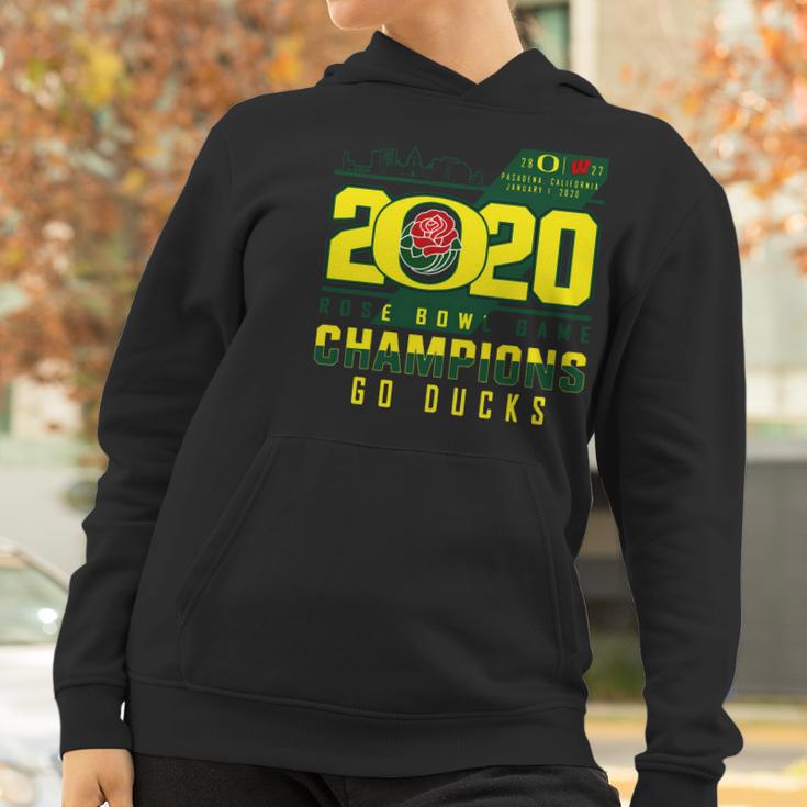 Oregon Ducks 2020 Rose Bowl Game Champions Goducks Shirt Women Hoodie Gifts for Women