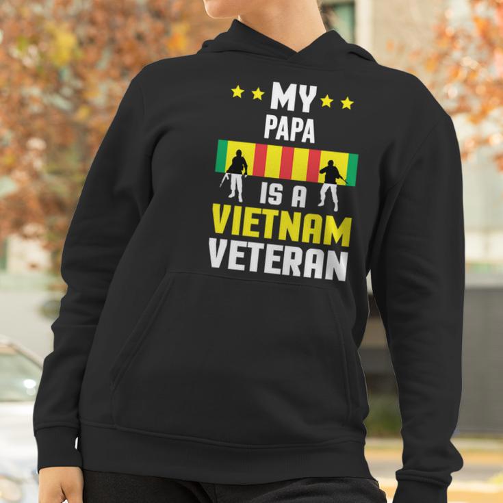 My Papa Is A Vietnam Veteran Proud National Vietnam War Veterans Day Men Women T-Shirt Graphic Print Casual Unisex Tee Women Hoodie Gifts for Women