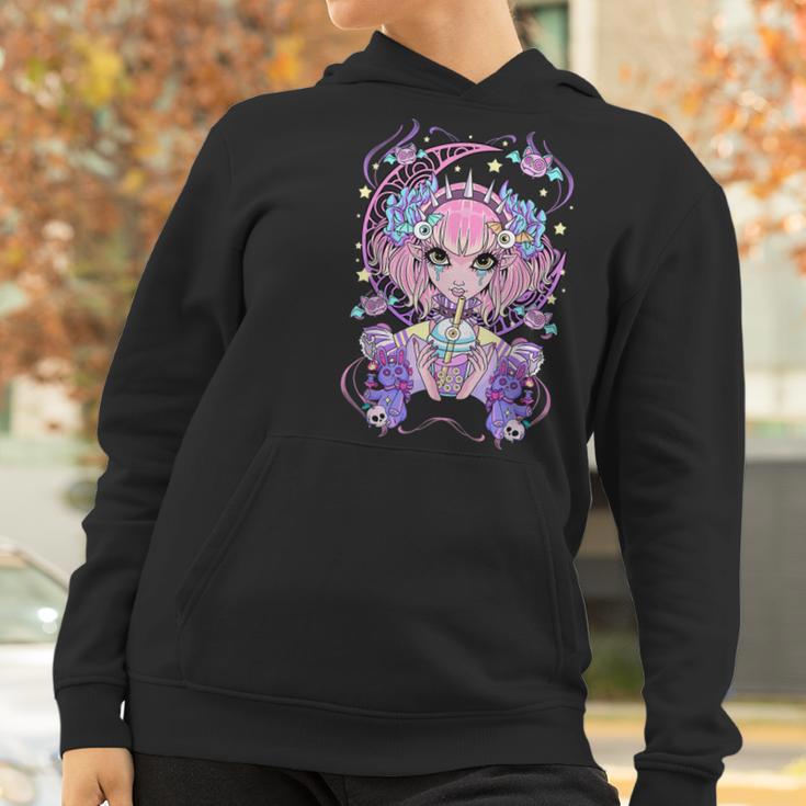 Pastel Goth Anime Girl Men Women T-Shirt Graphic Print Casual Unisex Tee Women Hoodie Gifts for Women