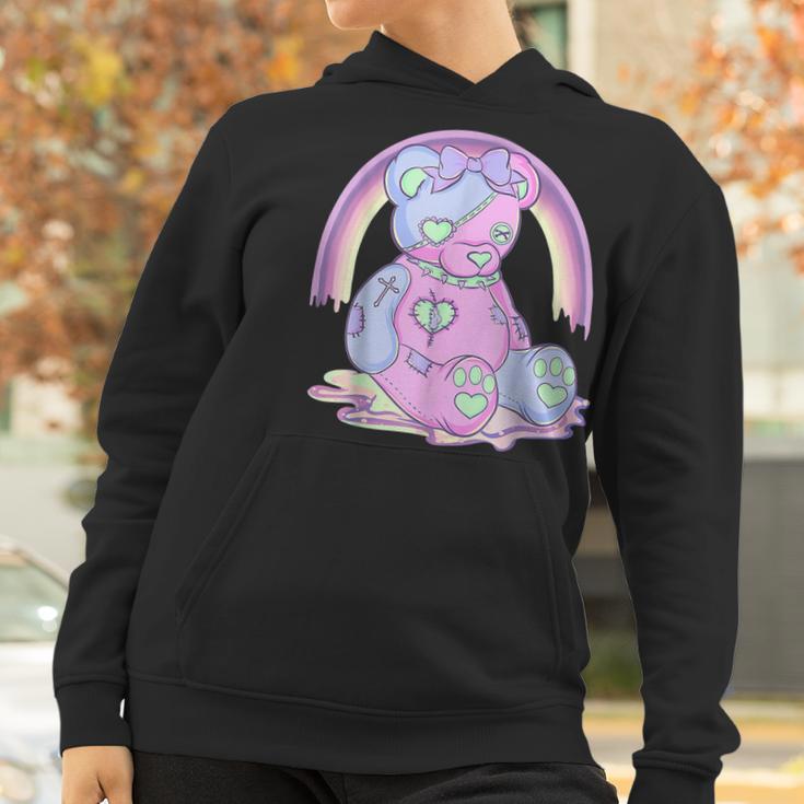 Pastel Goth Teddy Bear Japanese Anime Kawaii Menhera Men Women T-Shirt Graphic Print Casual Unisex Tee Women Hoodie Gifts for Women