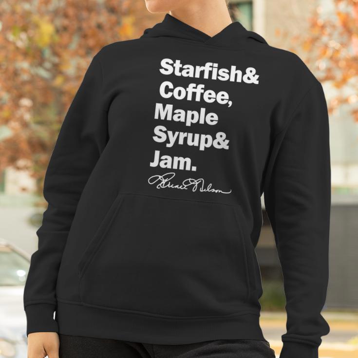 Prince Starfish Coffee Maple Syrup And Jam Women Hoodie Gifts for Women