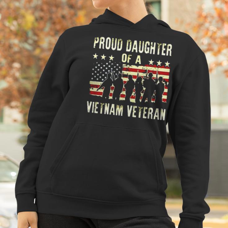 Proud Daughter Of A Vietnam Veteran Dad Gift 2022 Women Hoodie Gifts for Women