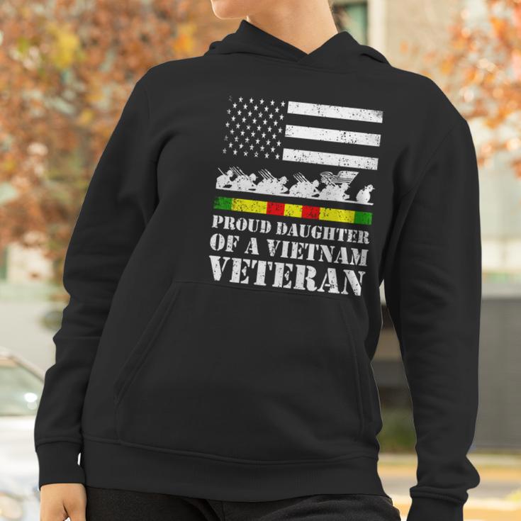 Proud Daughter Of A Vietnam Veteran Gift Graphic Design Printed Casual Daily Basic Women Hoodie Gifts for Women