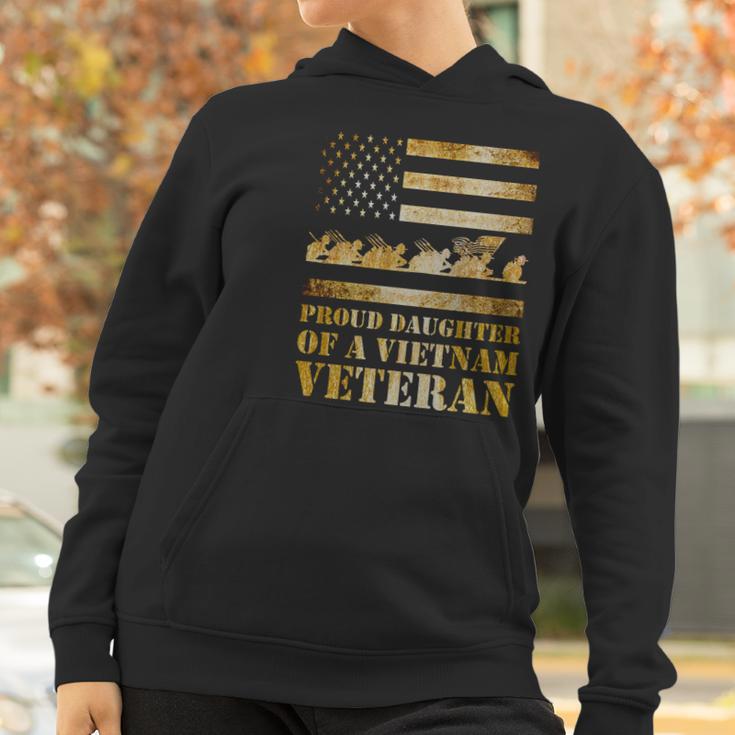 Proud Daughter Of A Vietnam Veteran Meaningful Gift Graphic Design Printed Casual Daily Basic Women Hoodie Gifts for Women