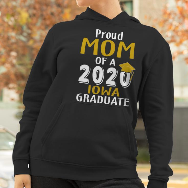 Proud Mom Of A 2020 Iowa University Of Iowa Graduate Women Hoodie Gifts for Women