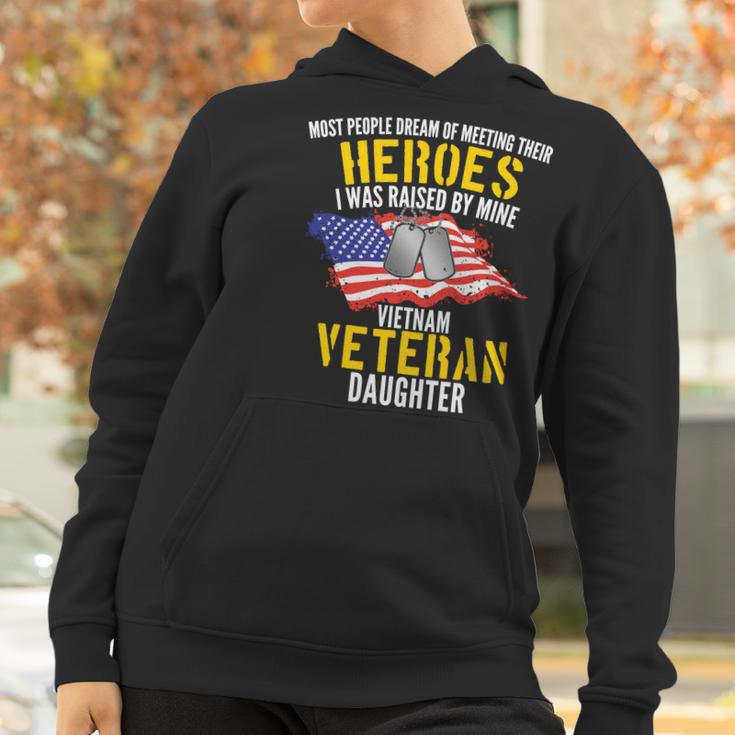 Raised By My Hero Proud Vietnam Veterans Daughter Women Hoodie Gifts for Women