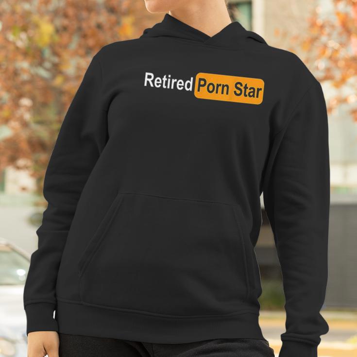 Retired Pon Star Funny Gag Women Hoodie Gifts for Women