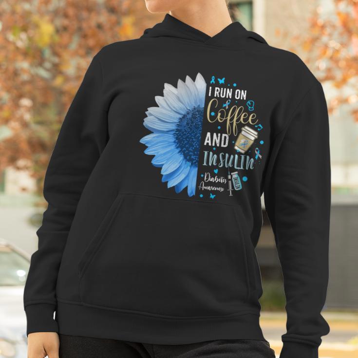 I Run On Coffee And Insulin Gift For Diabetes Awareness Great Gift Women Hoodie Gifts for Women