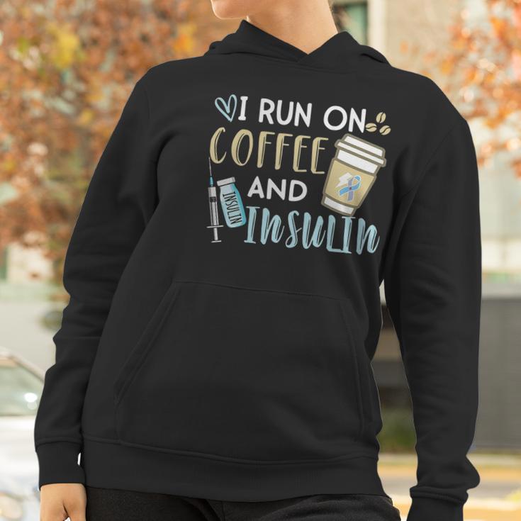 I Run On Coffee And Insulin Shirt Women Hoodie Gifts for Women