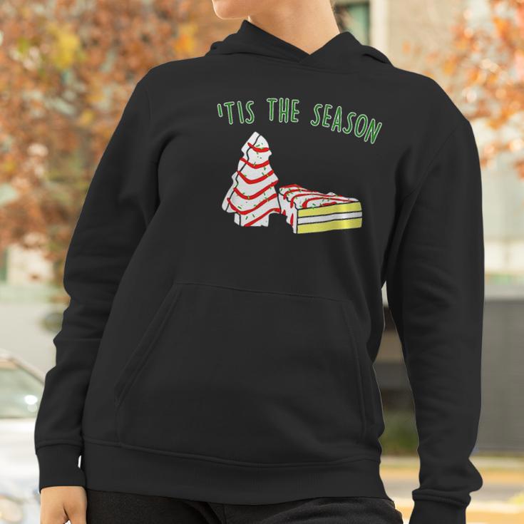 The Season Little Debbie Inspired Christmas Tree Snack Cake Women Hoodie Gifts for Women