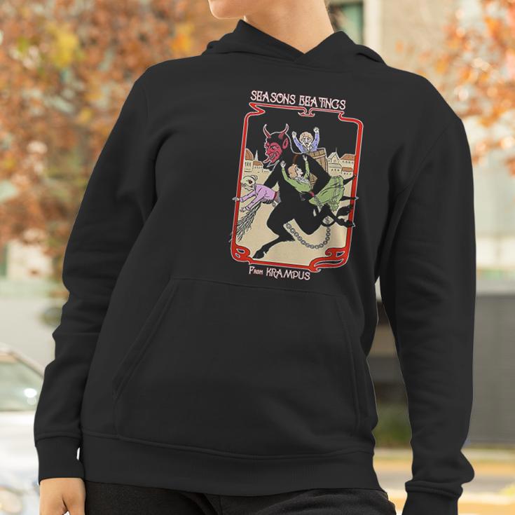 Seasons Beatings From Krampus Christmas Women Hoodie Gifts for Women