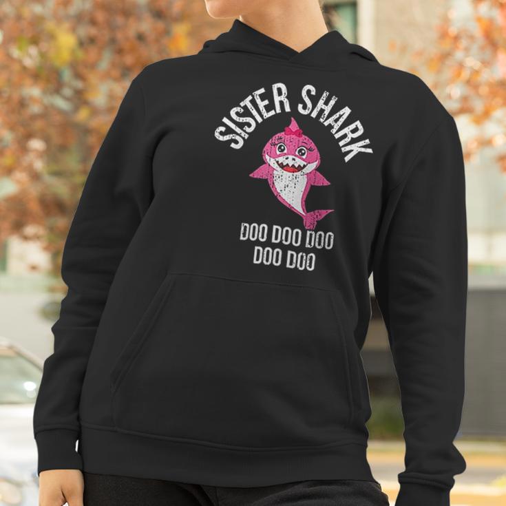 Sister Shark Doo Doo Doo Birthday Women Hoodie Gifts for Women