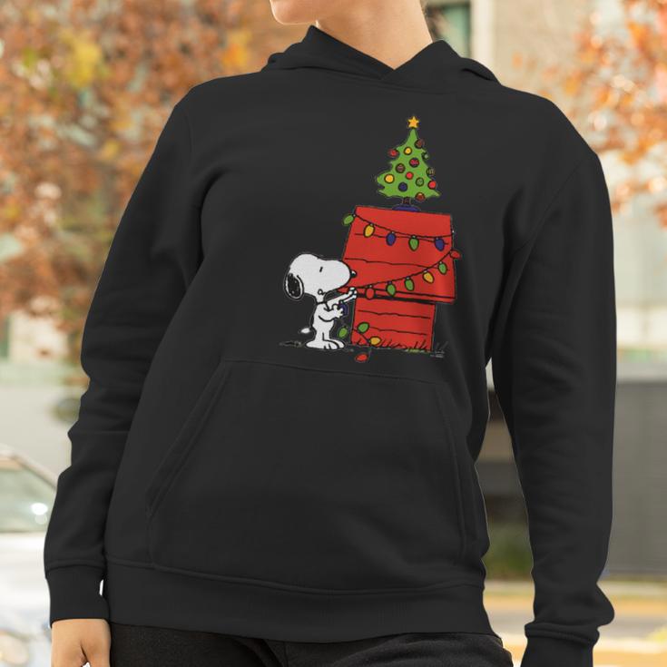 Snoopy And Christmas Tree Women Hoodie Gifts for Women