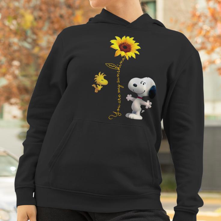 Snoopy And Woodstock You Are My Sunshine Sunflower Women Hoodie Gifts for Women