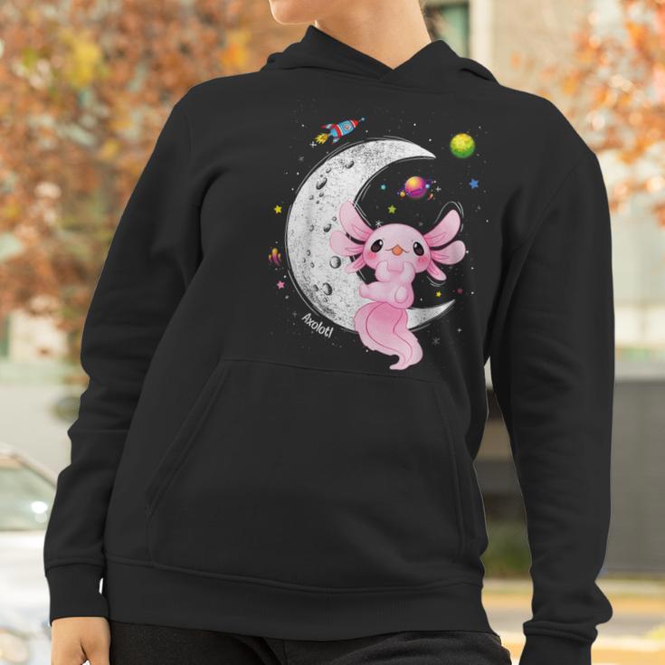 Space Axolotl Kawaii Pastel Goth Anime Comic Girl N Men Women T-Shirt Graphic Print Casual Unisex Tee Women Hoodie Gifts for Women