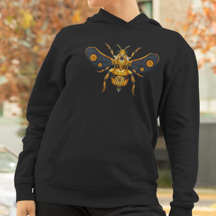 Steampunk Bee Mechanical Steam Powered Gears To Fly Women Hoodie Gifts for Women