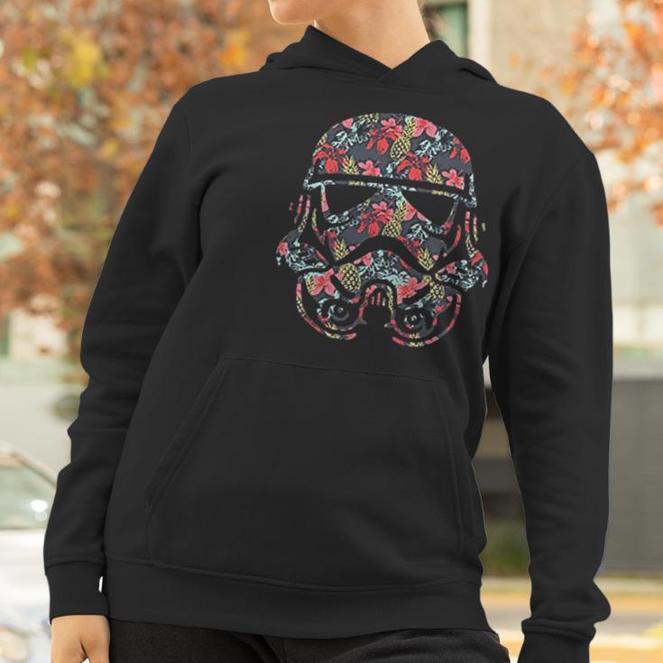 Stormtrooper Storm Trooper Tropical Floral Funny Humor Pun Juniors Women Hoodie Gifts for Women