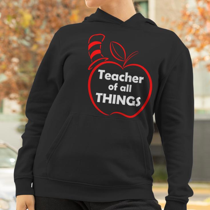 Teacher Of All Things Apple Logo Women Hoodie Gifts for Women