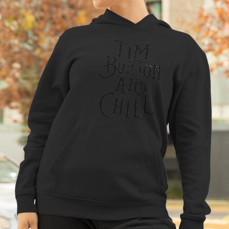 Tim Burton And Chill Women Halloween Women Hoodie Gifts for Women