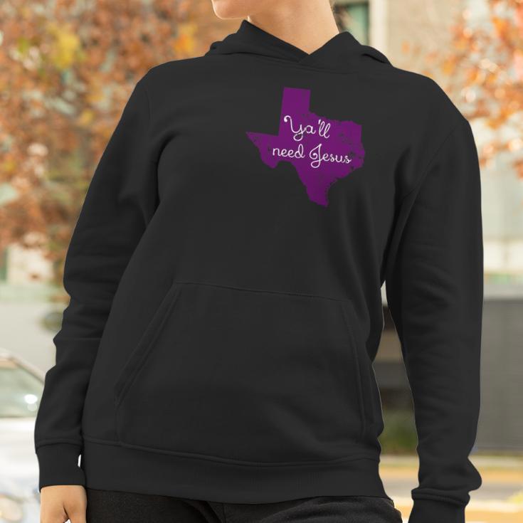 Top O Texas Tees Texas Christian Yall Need Jesus Women Hoodie Gifts for Women