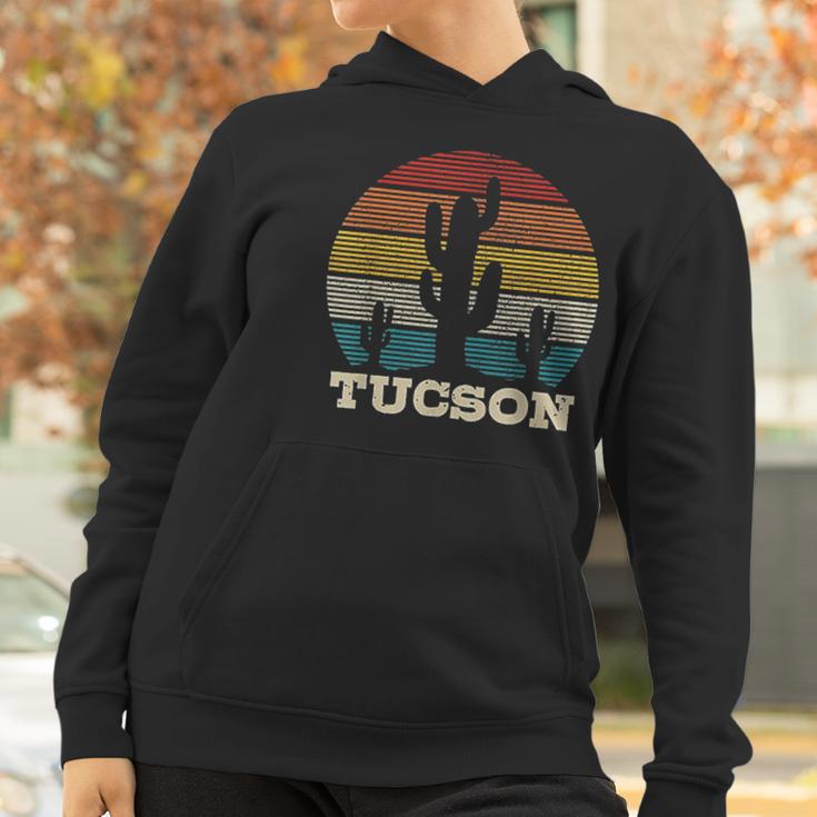 Tucson Arizona Cactus Vintage Retro Desert Women Hoodie Gifts for Women