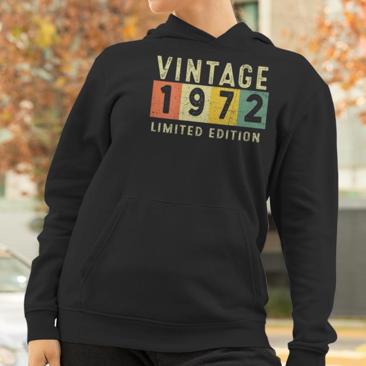 Vintage 1972 50Th Birthday 50 Years Old Gift Men Women Women Hoodie Gifts for Women