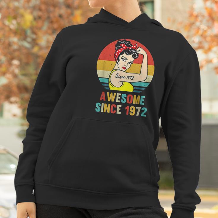 Vintage 49Th Birthday 1972 Women Gift For 49 Year Old Woman Women Hoodie Gifts for Women