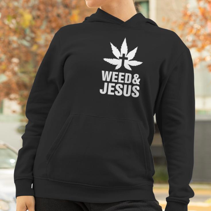 Weed Jesus Christian Marijuana Women Hoodie Gifts for Women