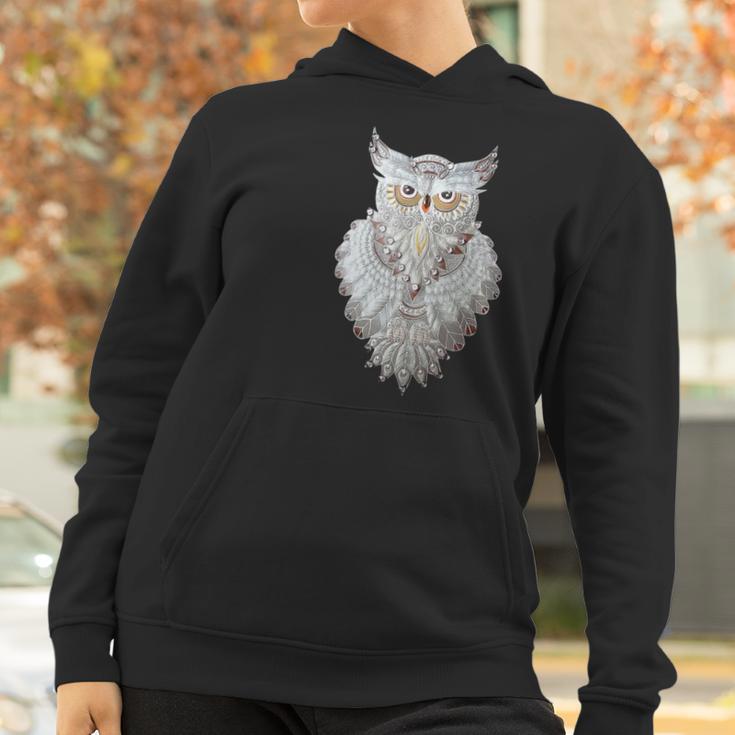 White Owl Women Hoodie Gifts for Women