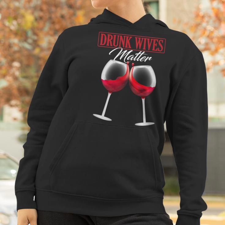 Wine Drunk Wives Matter Tees Funny Alcohol Women Gifts Women Hoodie Gifts for Women