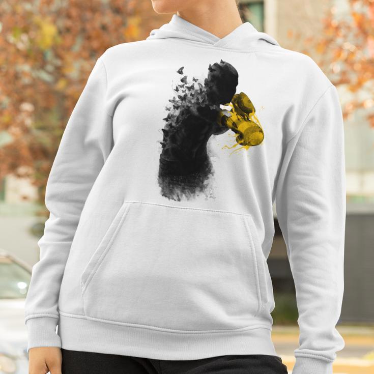 Ali Float Like A Butterfly Sting Like A Bee Funny Women Hoodie Gifts for Women