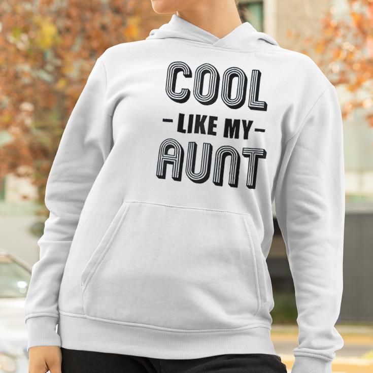 Brisco Brands Cool Aunts Funny Cute Nieces Women Hoodie Gifts for Women