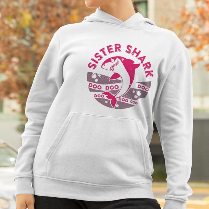 Brother Sister Baby Shark Birthday Women Hoodie Gifts for Women