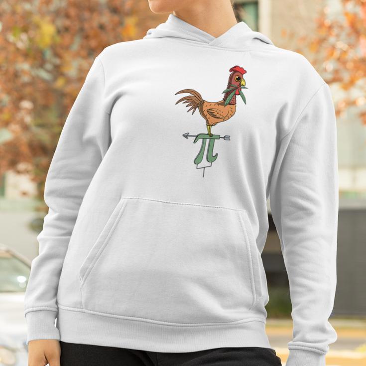 Chicken Pot Pi Marijuana Cannabis Pie Funny Math Pun Women Hoodie Gifts for Women